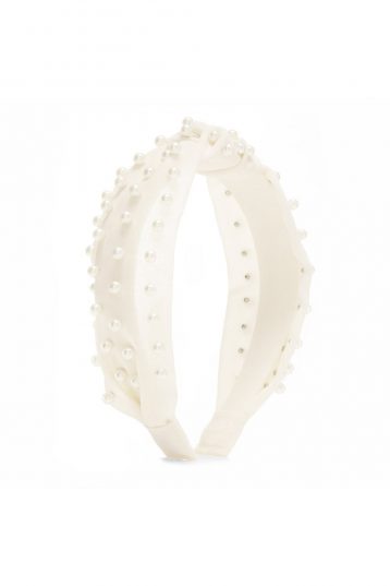 Jon Richard Jewellery White Pearl Headband