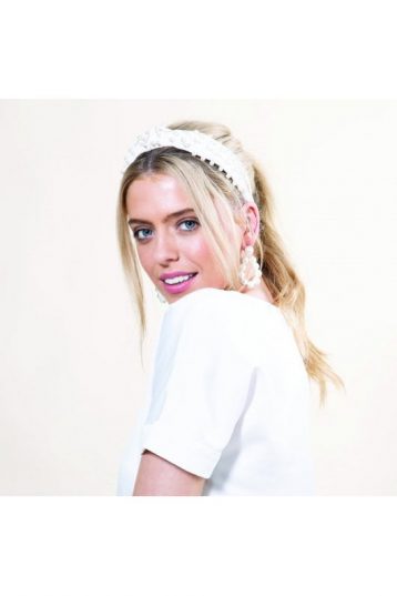 Jon Richard Jewellery White, Pearl Headband - Image 2