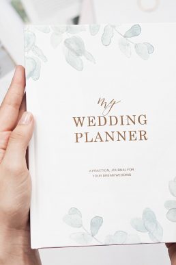 Luxury wedding planner book, engagement gift, wedding scrapbook organiser