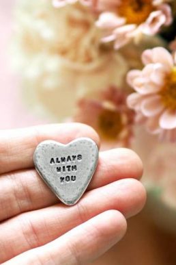 'Always With You' Pocket Heart Token