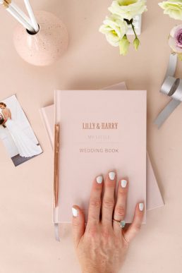 Personalised Wedding Planner Blush Pink