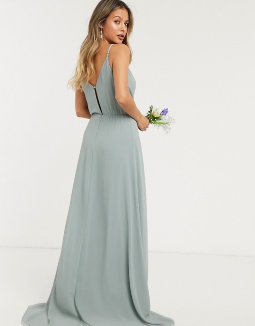 TFNC bridesmaid cowl neck cami strap ...