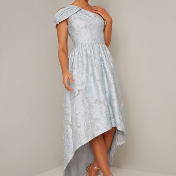 chi chi silver dress