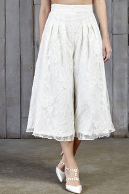 Drakeford Lace Bridal Culottes Ivory