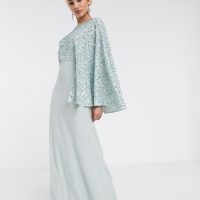 Maya cape maxi dress on sale