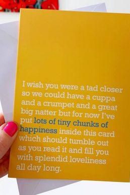 Tiny Chunks Of Happiness : Miss You Card For Loved Ones