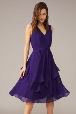 Phase Eight Breesha Belted Dress Purple