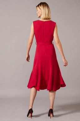 Phase Eight Elena Panelled Dres Red