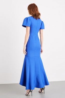 Phase Eight Maddi Bardot Maxi Dress, Cornflower Blue