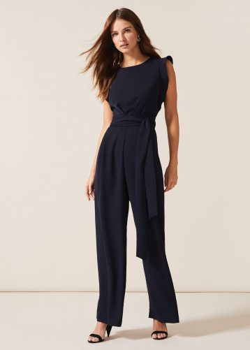 Phase Eight Victoriana Jumpsuit Navy Blue