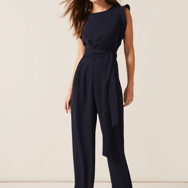 phase eight navy jumpsuit