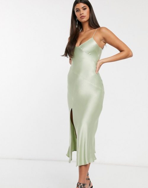 Bec & Bridge crest midi slip dress in peppermint green - SALE Dresses