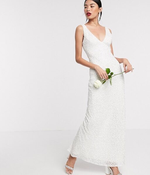 embellished maxi dress for wedding
