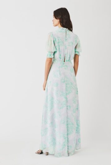 Ghost Alicia Maxi Dress Hibiscus Meadow Green