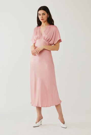 Ghost Bluebell Maxi Dress Dusted Pink