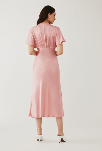 Ghost Bluebell Maxi Dress, Dusted Pink - Image 2