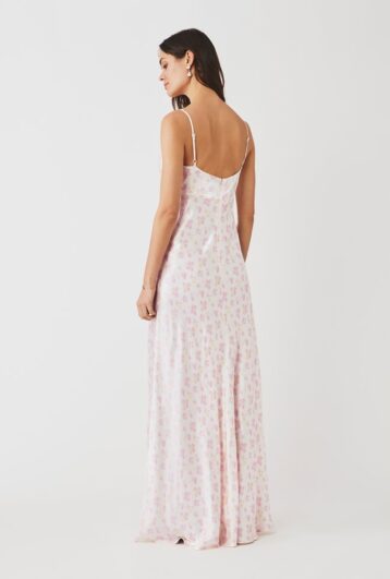 Ghost Primrose Slip Maxi Dress Clover Bunch Pink Blush