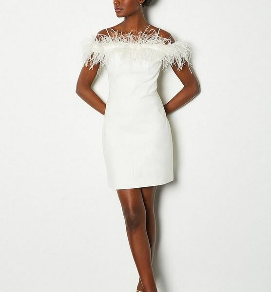 karen millen beige dress