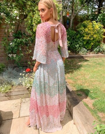 Square neck maxi clearance