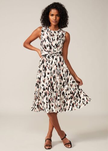 Phase Eight Layla Print Dress, Multi ...