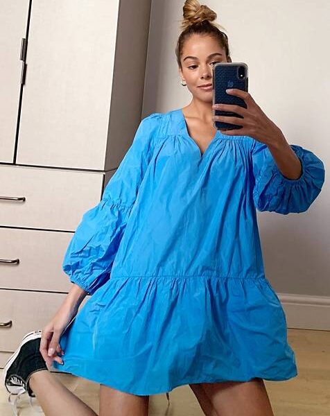 oversized smock dress