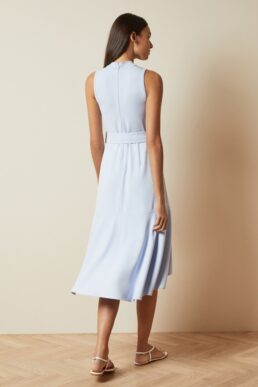 Ted Baker CORVALA Sleeveless midi dress Light Blue