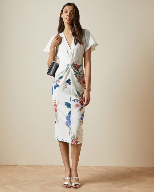 Ted baker dress white floral deals