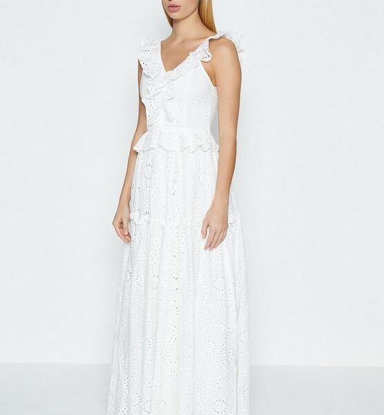 maxi broderie dress