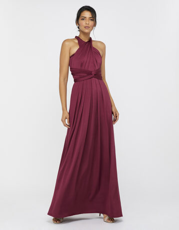 Monsoon burgundy dress deals