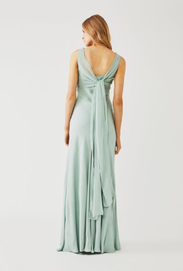 Ghost Taylor Bridesmaid Maxi Dress, Dusty Green - Image 2