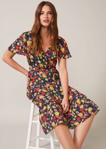 Phase Eight Ailee Floral Printed Dress Multi