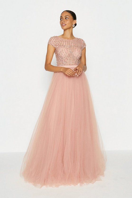 Coast Cap Sleeve Glitter Tulle Skirt ...