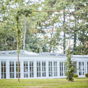 Ginger Ray Copper Frame Wedding Arch