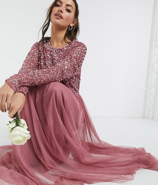 maya long sleeve dress