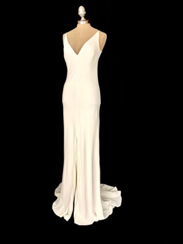 Bibilux Silk slip wedding dress Ivory