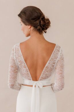 Lace cover up with silk tie up sash, lace cover up pale ivory cover up