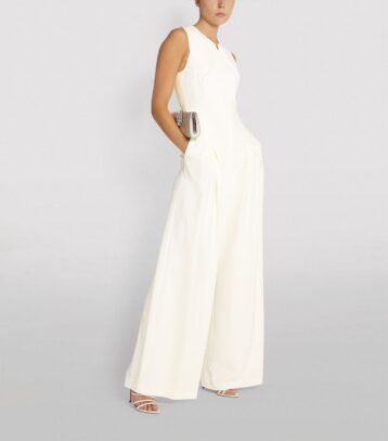 Roland Mouret Etna Jumpsuit White