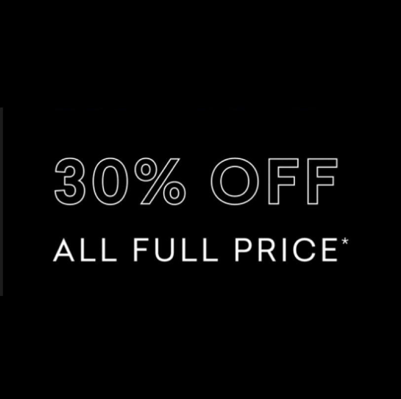 FCUK has 30% off all full price fashion! Hurry