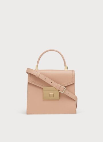 L.K.Bennett MILLY NUDE LEATHER MINI HANDHELD BAG