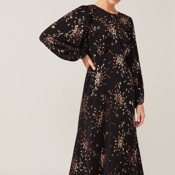 phase eight gold dress