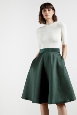 Ted Baker BETSIYY Full skirt mockable dress Green
