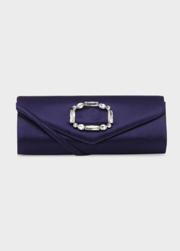 Hobbs Jewel Evie Clutch Navy Blue