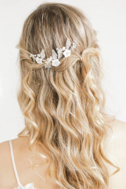 Britten Floral Wedding Hair Pins