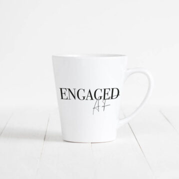 Team Hen Engaged Af Latte Mug