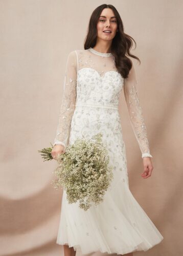 Phase Eight Annie Embellished Bridal Dress Ivory