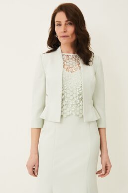 Phase Eight Georgia Occasion Jacket Light Green Mint