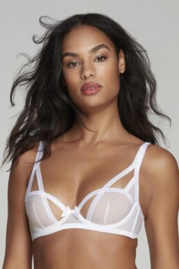 Agent Provocateur Joan Balconette Underwired Bra White