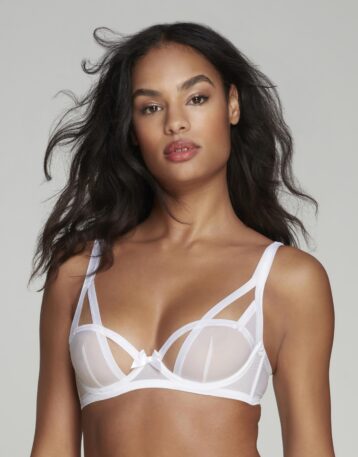 Agent Provocateur Joan Balconette Underwired Bra White