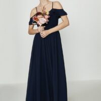 Coast navy shop bridesmaid dress