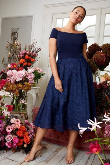 Bardot curve deals dress